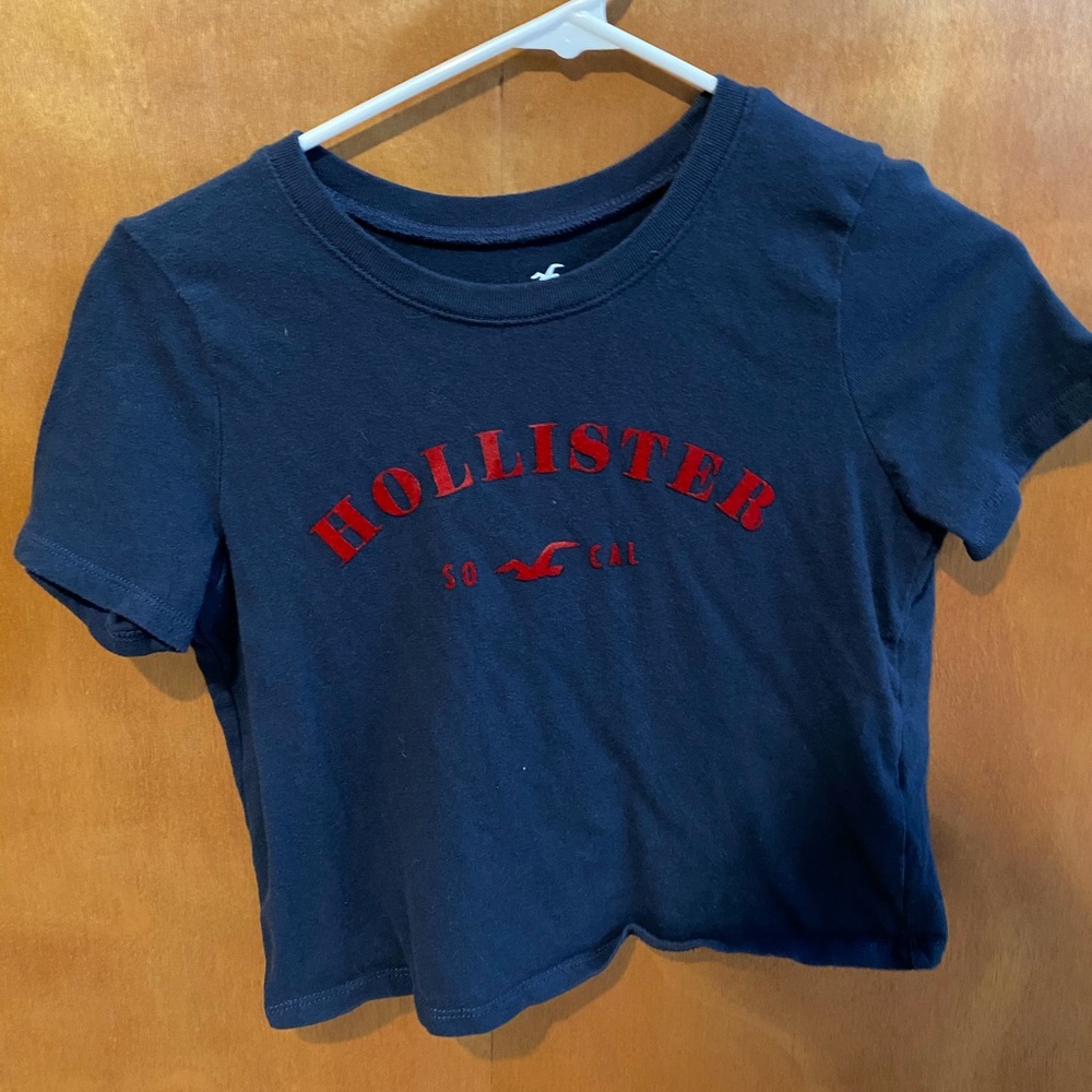 cropped hollister top